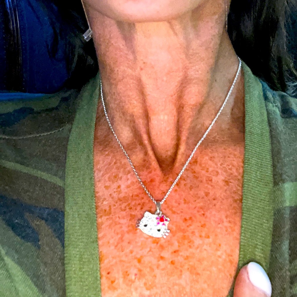 Authentic Hello Kitty Necklace With Extender - image 1